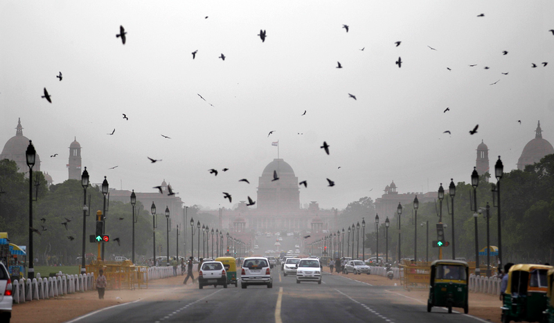Illustration for article titled Photos of India's Deadly, Street-Melting Heat Wave